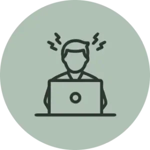 work-related stress icon